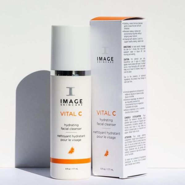 Sữa rửa mặt dưỡng ẩm, phục hồi da khô IMAGE Skincare VITAL C Hydrating Facial Cleanser