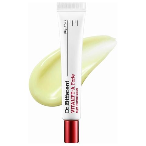 Kem dưỡng trẻ hoá, mờ nhăn Dr.Different Vitalift-A Forte Retinal 0.1% Night Treatment Cream