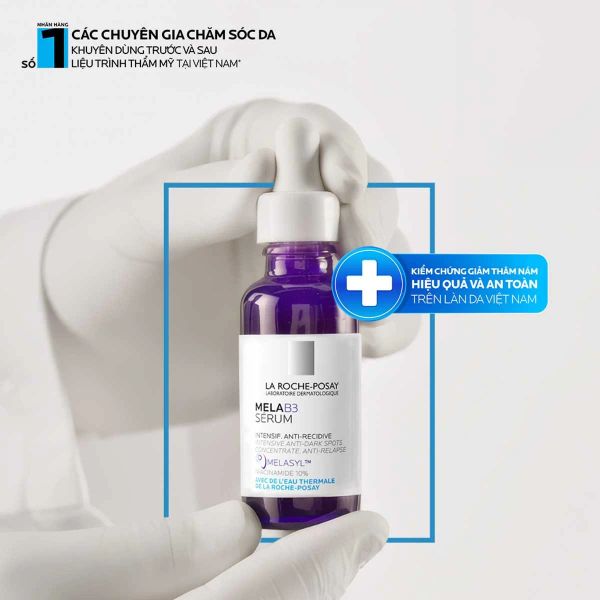 Tinh chất mờ thâm nám, da sáng & đều màu La Roche-Posay Mela B3 Serum
