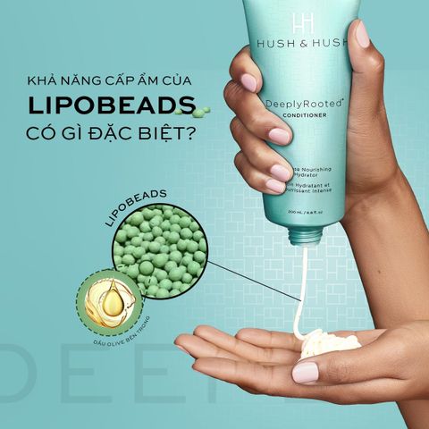 Dầu xả tái tạo cấu trúc tóc và da đầu HUSH & HUSH DeeplyRooted Conditioner Intense Nourishing Hydrator