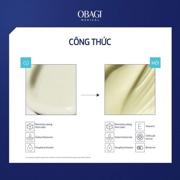 Kem dưỡng ẩm & giảm nếp nhăn Obagi Retinol 1.0