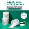 Toner pad làm dịu và phục hồi da Dr.Different CICA Metal Calming Pad