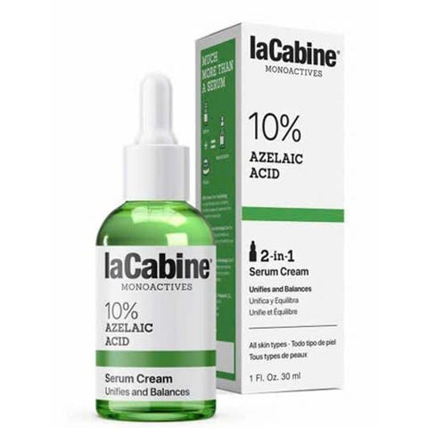 Serum và Cream 2 trong 1 laCabine 10% Azelaic Acid Serum Cream mờ thâm mụn, giảm mụn