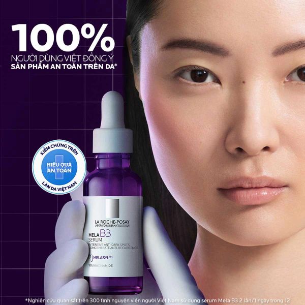 Tinh chất mờ thâm nám, da sáng & đều màu La Roche-Posay Mela B3 Serum