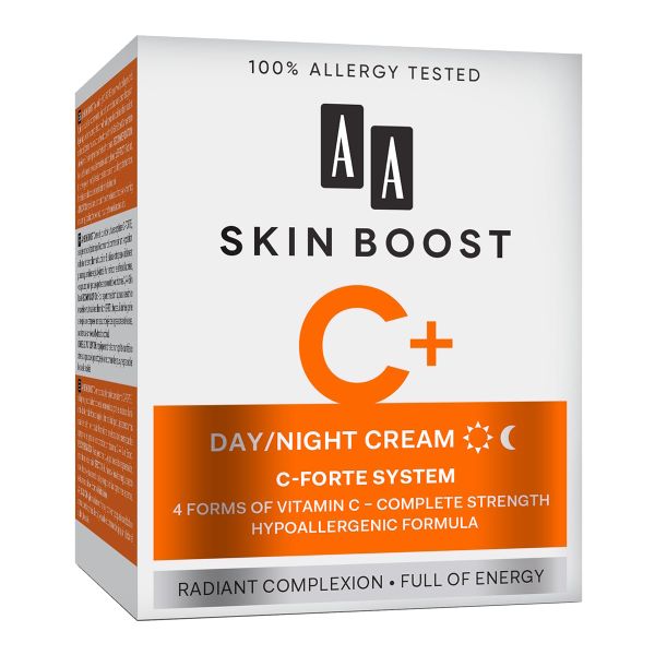Kem dưỡng trắng da ngày & đêm AA COSMETICS Skin Boost C+ Day/Night Cream