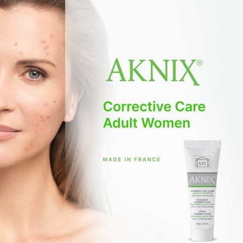 Kem hỗ trợ điều trị mụn ở phụ nữ trưởng thành, mụn nội tiết ở nữ AKNIX Corrective Care Adult Women