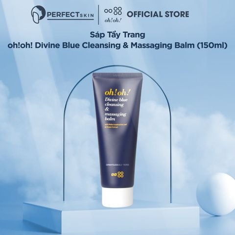 Sáp Tẩy Trang Làm Sạch Sâu, Làm Dịu Da oh!oh! Divine Blue Cleansing & Massaging Balm