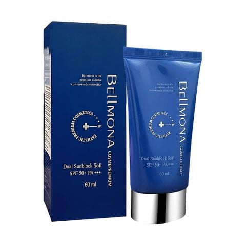 Kem chống nắng kép Bellmona Dual Sun Block Soft SPF50+ PA+++ Hàn Quốc