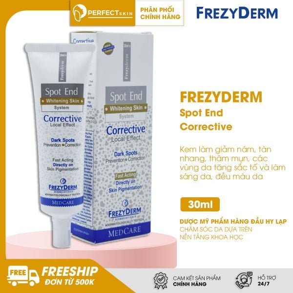 Kem làm mờ nám, thâm, đốm nâu & sáng da Frezyderm Spot End Corrective