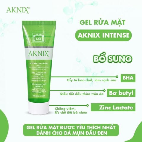 Combo hỗ trợ trị mụn không viêm AKNIX® giúp điều tiết bã nhờn, dầu thừa, thanh lọc da, phục hồi da
