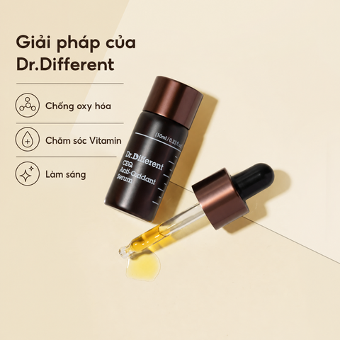 Tinh chất sáng da, mờ thâm, mờ nhăn, chống oxy hoá Dr.Different CEQ Anti-Oxidant Serum
