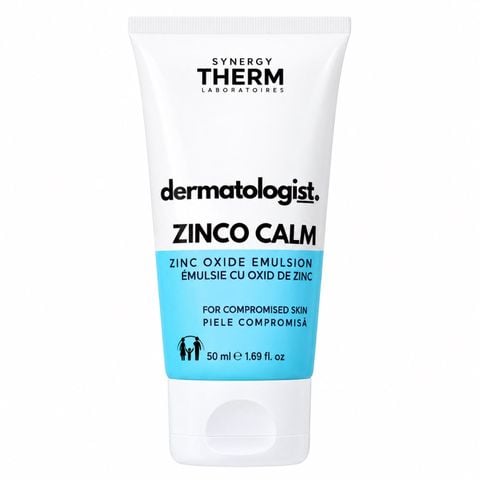 Sữa dưỡng ẩm dịu nhẹ dành cho da nhạy cảm và dễ bị kích ứng Synergy Therm Zinco Calm Zinc Oxide Emulsion