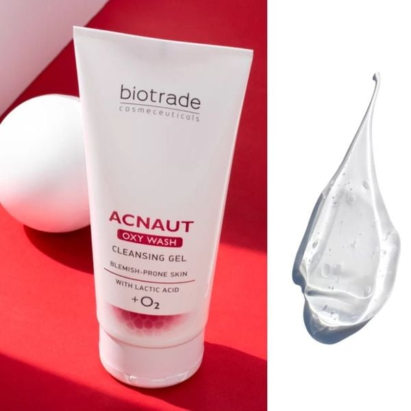Gel rửa mặt Biotrade Acnaut Oxy Wash Cleansing Gel