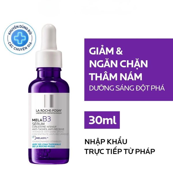 Tinh chất mờ thâm nám, da sáng & đều màu La Roche-Posay Mela B3 Serum