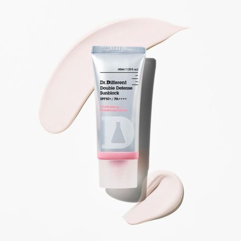 Kem chống nắng kép nâng tông da Dr.Different Double Defense Sunblock SPF50+ / PA++++