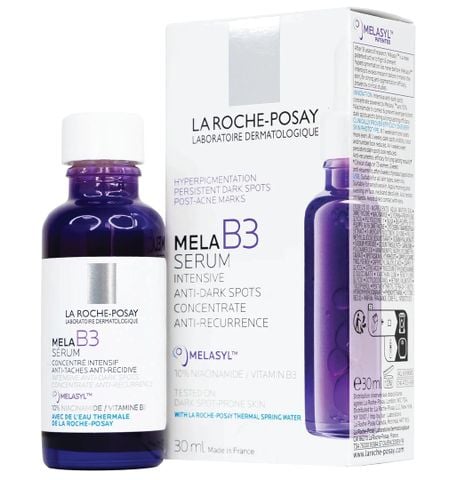 Tinh chất mờ thâm nám, da sáng & đều màu La Roche-Posay Mela B3 Serum