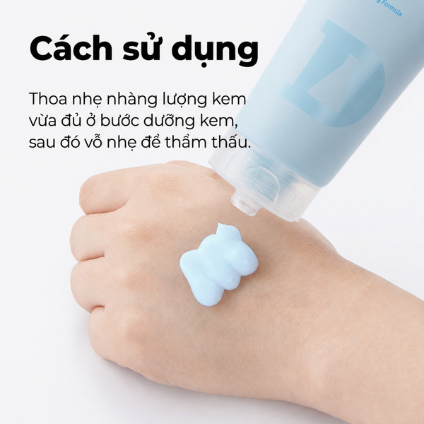 Kem dưỡng cấp ẩm và làm dịu da Dr.Different Hyaluron Cool Soothing Cream