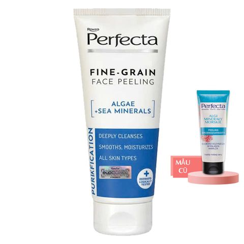 Khoáng tẩy tế bào chết tảo biển ROHTO Perfecta Fine-Grain Face Peeling Purification với hạt siêu nhỏ