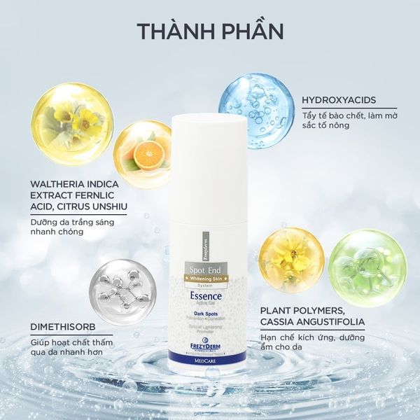 Gel làm sáng da và tẩy tế bào chết Frezyderm Spot End Essence Active Gel