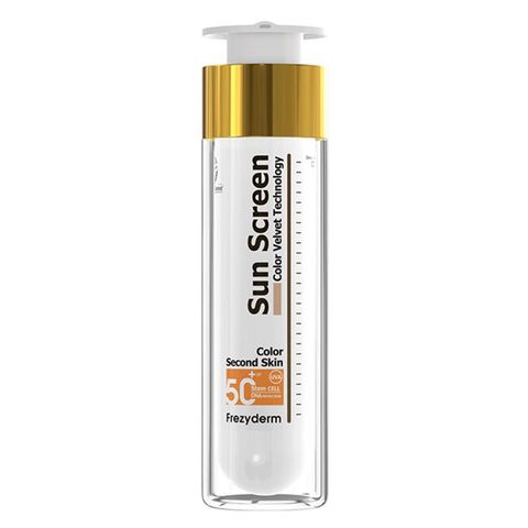 Kem chống nắng che khuyết điểm Frezyderm Sun Screen Color Velvet Face SPF 50+ nâng tông đẹp da
