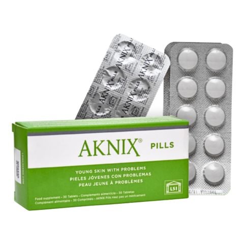 Viên uống giảm mụn, điều tiết bã nhờn, phục hồi & tái tạo da AKNIX Pills