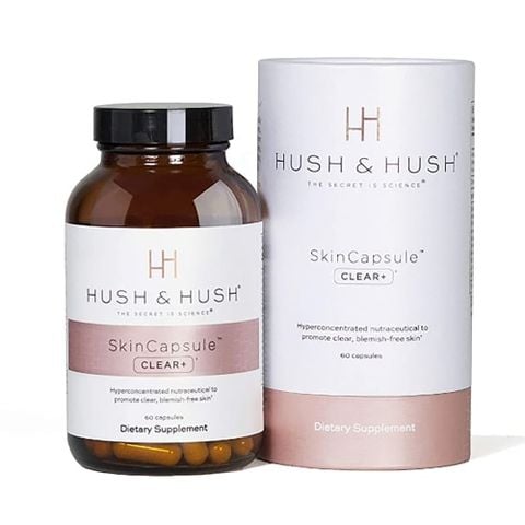 Viên uống xóa mờ nám HUSH & HUSH Skin Capsule BRIGHTEN+ - Sáng da, mờ nám