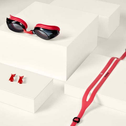  Kính bơi SOBIE cao cấp chống nắng AURA ĐỎ 