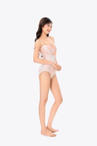 Đồ bơi nữ SOBIE monokini dây mảnh quyến rũ Floral Rosa 