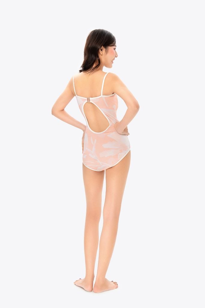 Đồ bơi nữ SOBIE monokini dây mảnh quyến rũ Floral Rosa, ảnh 5