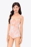  Đồ bơi nữ SOBIE monokini dây mảnh quyến rũ Floral Rosa 