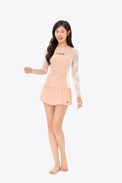  Áo bơi nữ SOBIE tay dài kín đáo chống nắng Floral Alice 
