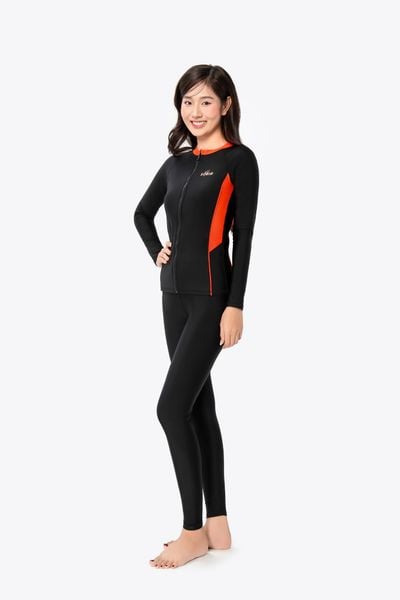  Áo bơi nữ SOBIE tay dài kín đáo chống nắng Floral Holly 