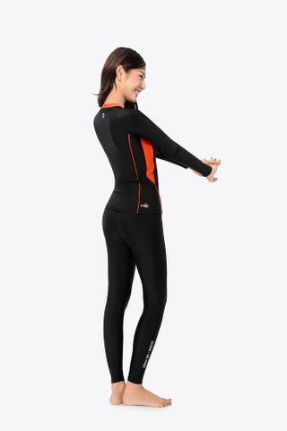  Áo bơi nữ SOBIE tay dài kín đáo chống nắng Floral Holly 