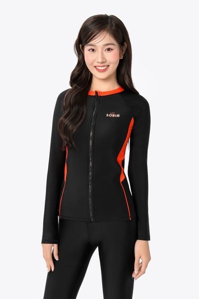  Áo bơi nữ SOBIE tay dài kín đáo chống nắng Floral Holly 