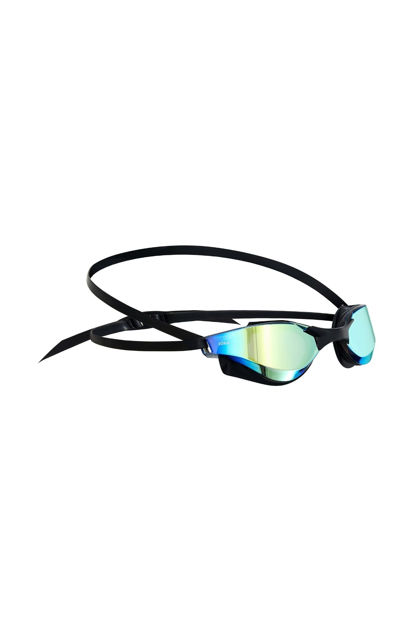 Kính bơi SOBIE cao cấp tráng gương, chống sương, UV - Blue Mirror S01