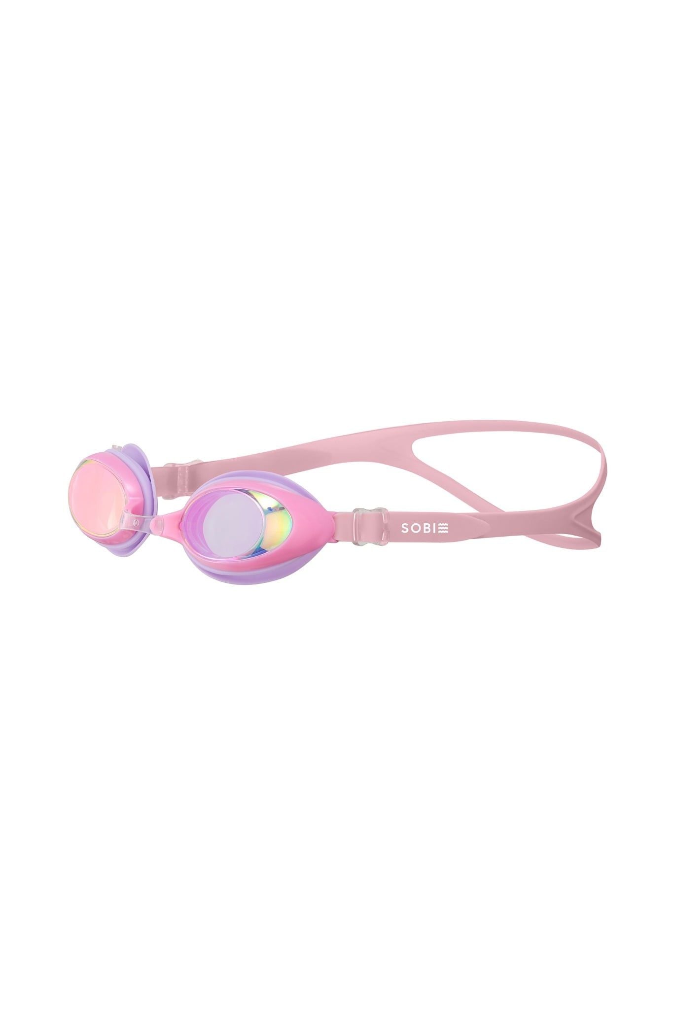 Kính bơi trẻ em SOBIE cao cấp tráng gương, chống sương, UV - Pink Mirror S10 — 3