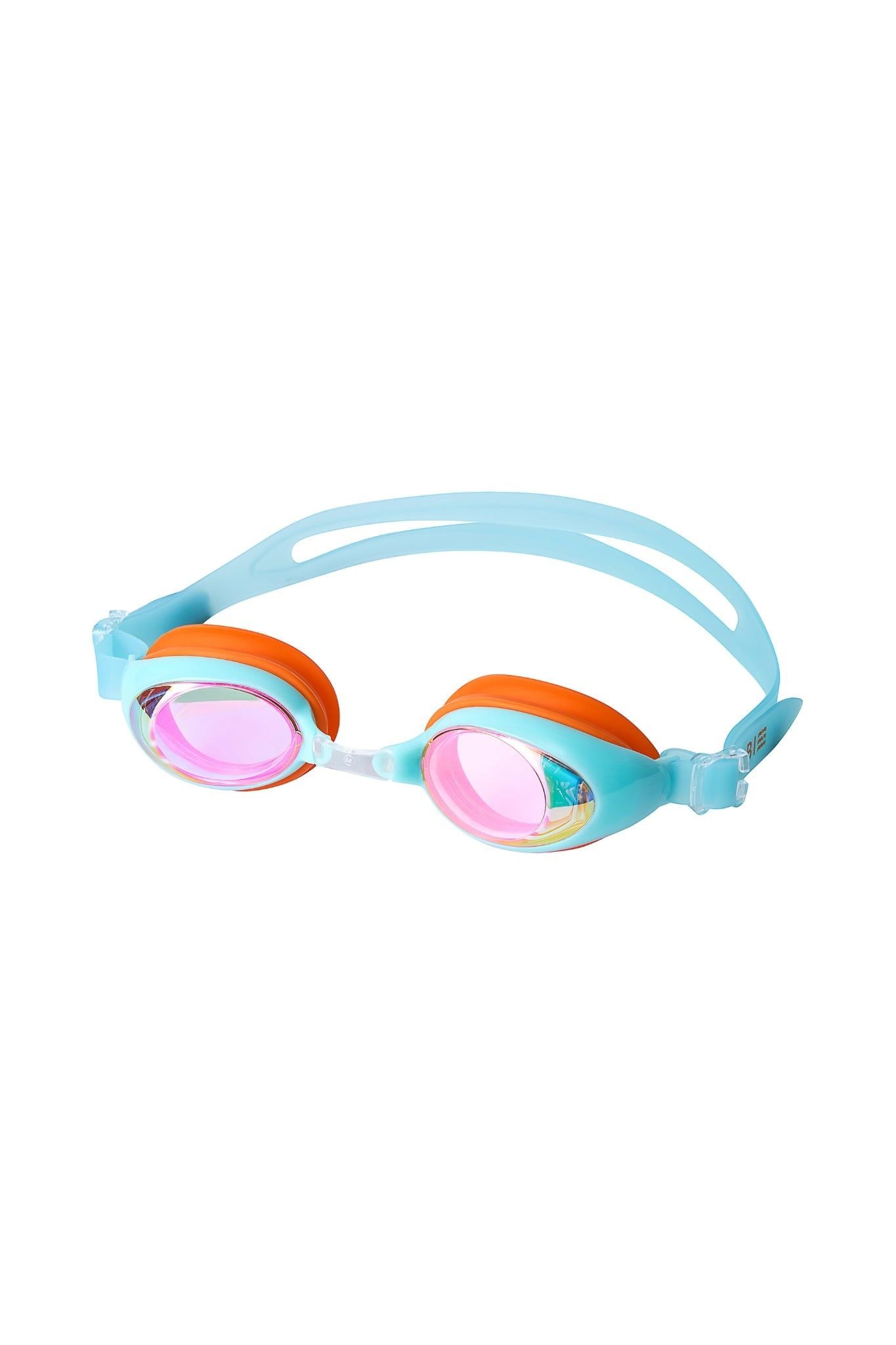Kính bơi trẻ em SOBIE cao cấp tráng gương, chống sương, UV - Clear Mirror Blue S11