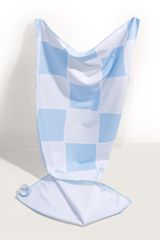 Khăn bơi Microfiber Caro Blue 70x140 3