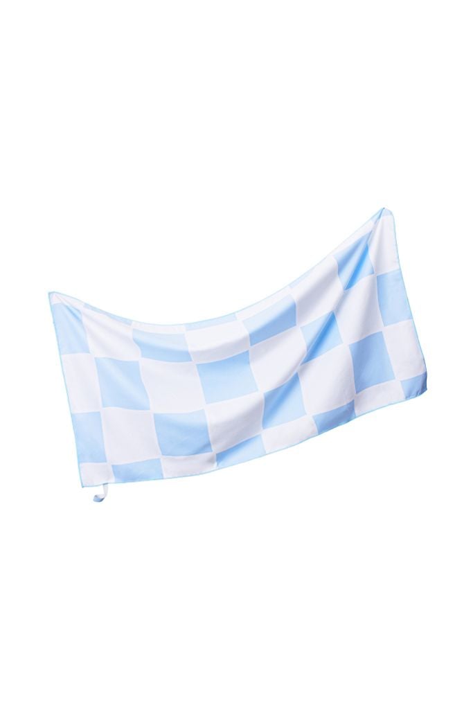 Khăn bơi Microfiber Caro Blue 70x140