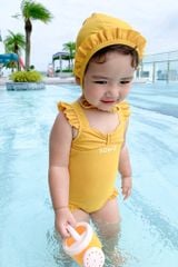 Đồ bơi một mảnh BABY kèm mũ chống nắng Mặt Trời Nhỏ 4