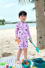 Đồ bơi liền thân BABY kèm mũ chống nắng Cá Nghịch Ngợm 2