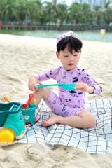 Đồ bơi liền thân BABY kèm mũ chống nắng Cá Nghịch Ngợm 4