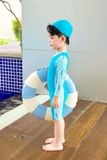  Đồ bơi liền thân em bé  kèm mũ chống nắng Dừa Biển Nhỏ 