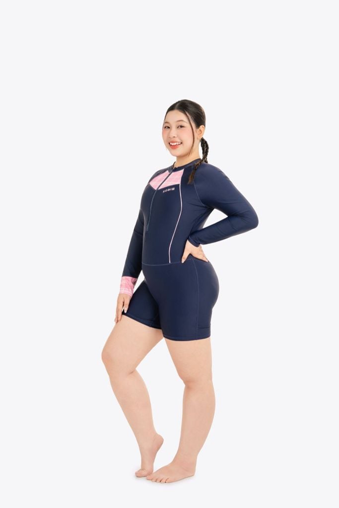 Đồ bơi nữ SOBIE liền thân tay dài chống nắng Chubby Lynn, ảnh 3
