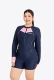 Đồ bơi nữ SOBIE liền thân tay dài chống nắng Chubby Lynn