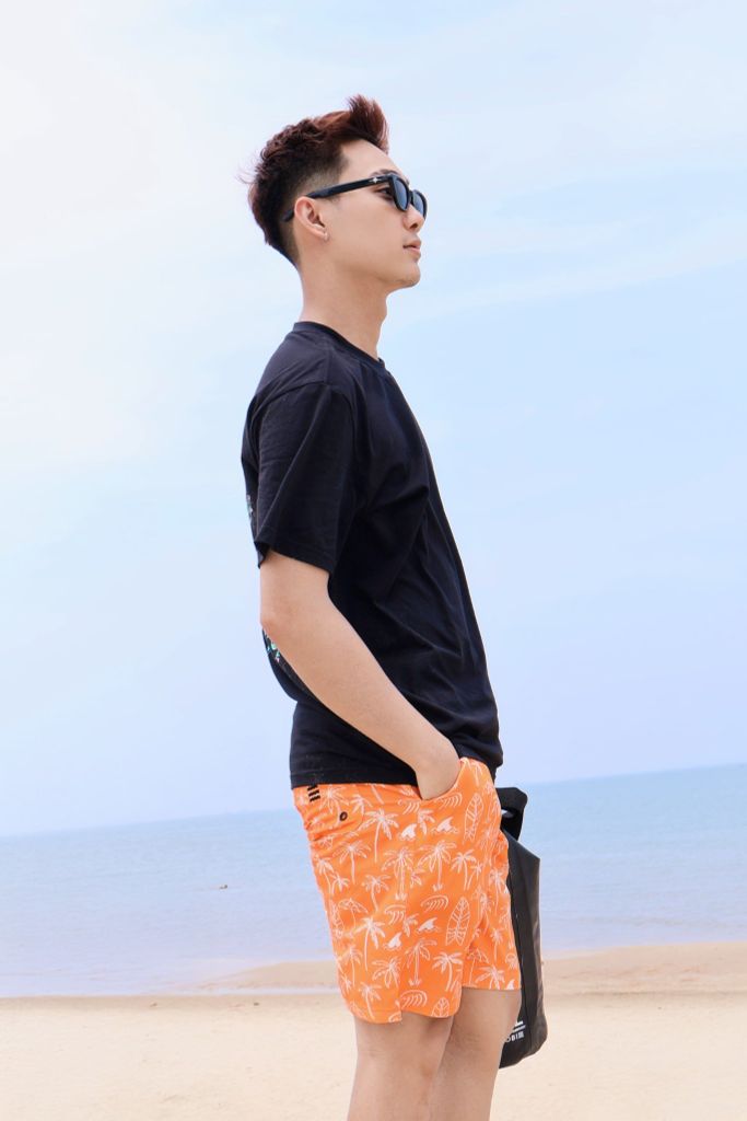 Áo thun đi biển Unisex Serpent Deep Black — 7