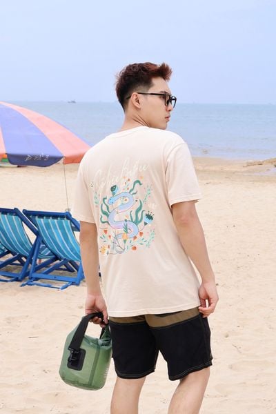  Áo thun đi biển Unisex Serpent Sand Shore 