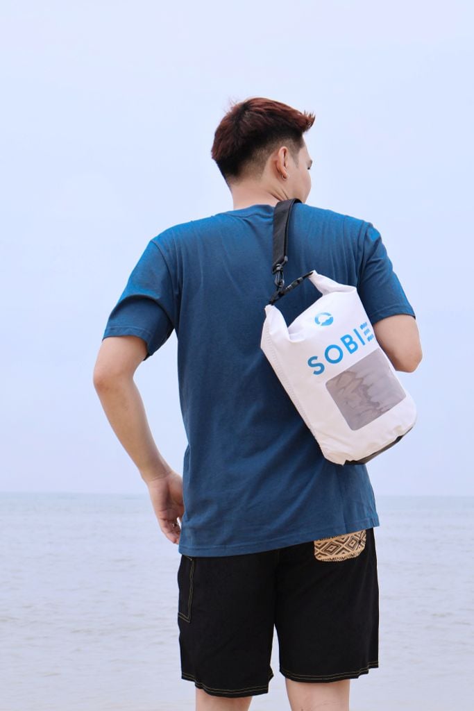 Áo thun đi biển Unisex Sobie Classic Deep Blue — 8
