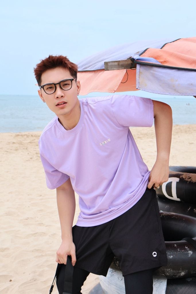 Áo thun đi biển Unisex Sobie Classic Orchid, ảnh 3