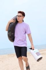 Áo thun đi biển Unisex Sobie Classic Orchid 4